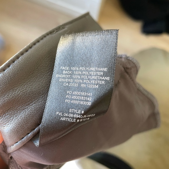 The Melina Pant High Waisted Vegan Leather | Aritzia - Picture 8 of 8